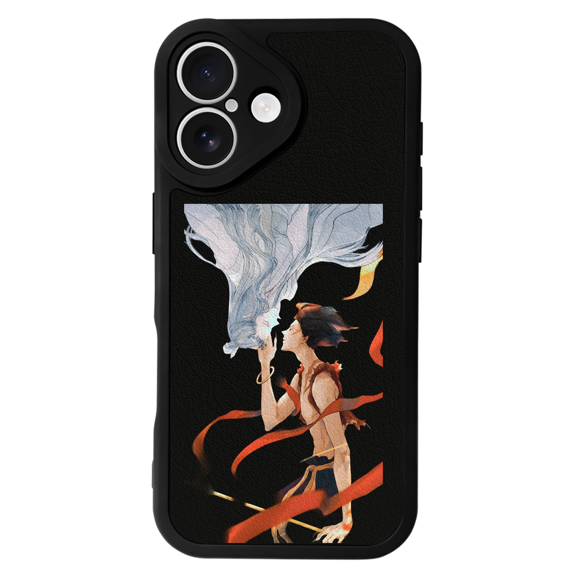 （画像用） Ne Zha 2 ナタ 魔童の大暴れ 【iPhone 16シリーズ対応】シリコンスマホケース（レザー調） 材質：シリコン